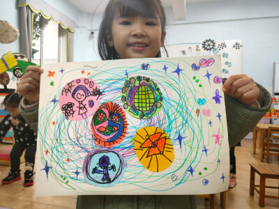 创意儿童画 恐龙蛋 鸟窝 复活节彩蛋 幼儿园大班美术作品