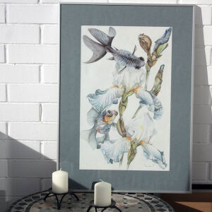 花下游鱼戏， ins：rogojnikova.maria ​​​