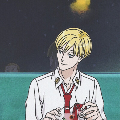 番剧：ACCA13区監察課
角色：吉恩·欧塔斯/尼诺
动漫男头Δ