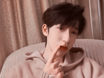 贺峻霖｜打视频电话害羞的时候会挠头的学弟