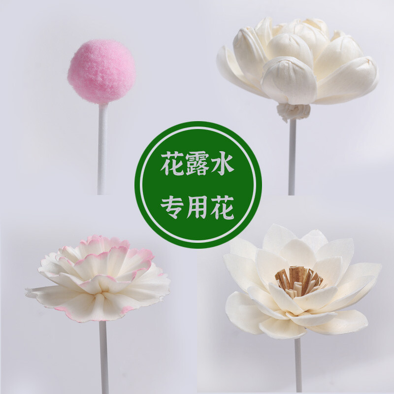 网红花露水香薰棒 纤维藤 通草花香水散香器 扩香花 精油挥发工具