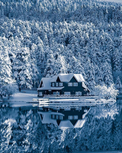 土耳其 博卢省 冬 雪 Gölcük Bolu Turkey ins：neskirimli