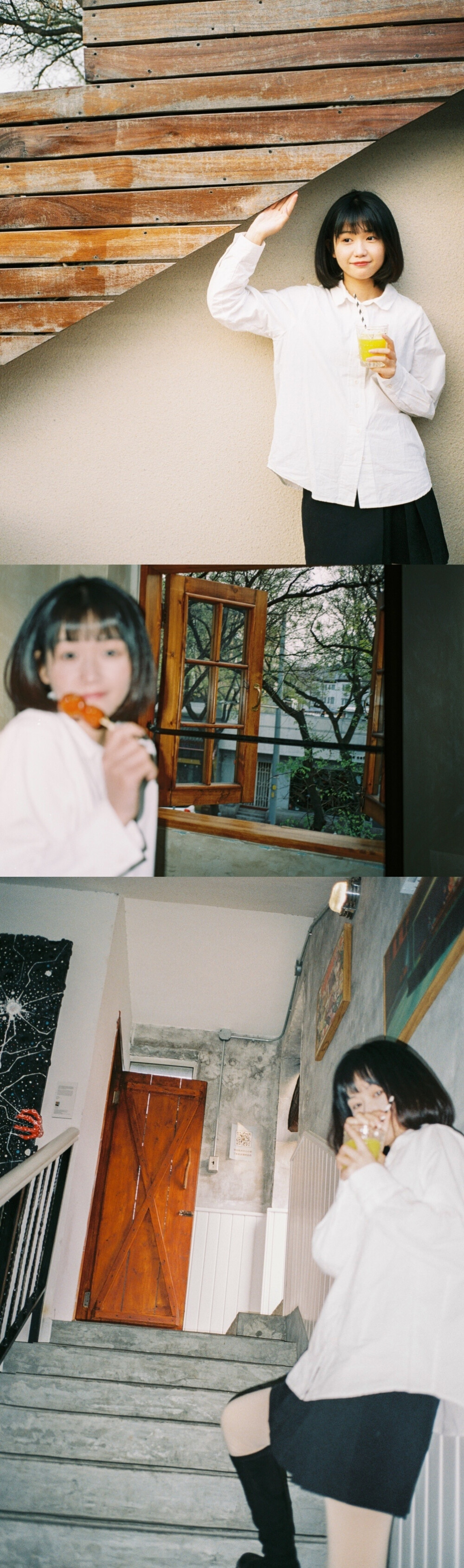 咱就是说 古月咋这么可爱捏
.
摄影：@小发三两只
模特：@亦卷古月 ​