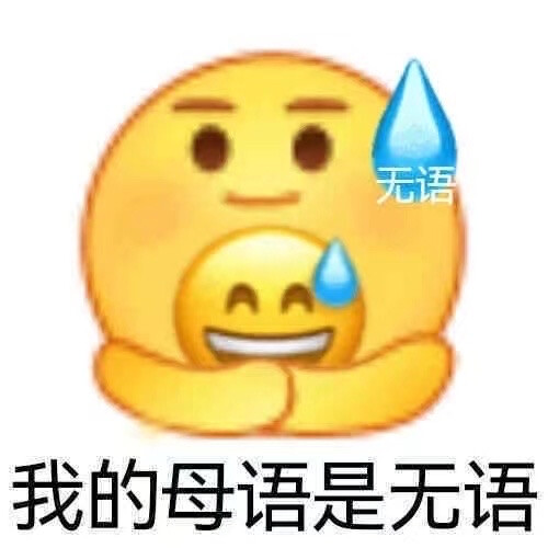 我的母语是无语
