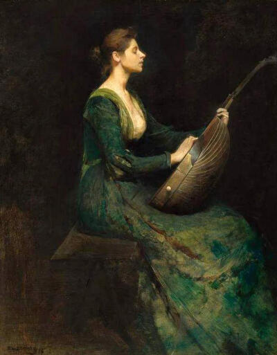 Lady with a lute