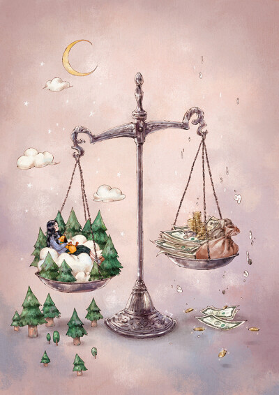 218. 내가 가진 것
(Things I have)-我所拥有的
~ 来自韩国插画家Aeppol 的「森林女孩日记」系列插画。
