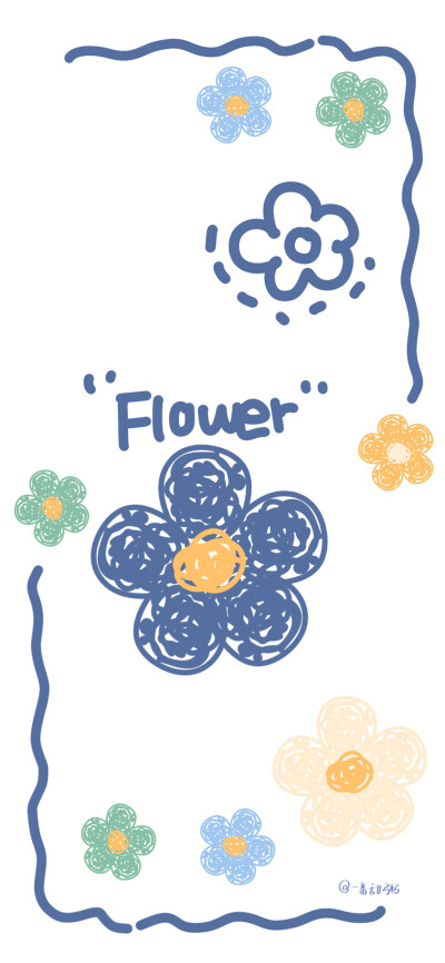 花朵平铺壁纸
微博@一番甜粥