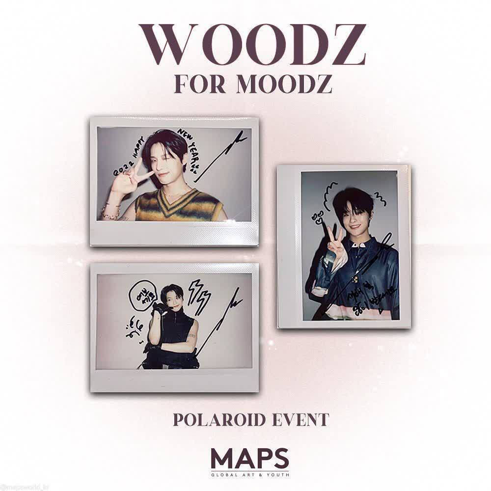 220110 MAPS World_kr INS更新：
MAPS February Issue with WOODZ(@ woodz_dnwm)
MAPS 2月刊封面2种打扮的WOODZ !
包含画报匠人WOODZ多钟面貌的画报收录在MAPS 2月刊中。
请多多期待与一切都很完美的、独一无二魅力的WOODZ一起度过的2月刊！
预售期间预订者中随机送出WOODZ签名照！
WOODZ为MOODZ准备的签名拍立得和165号的发|售|日是1月24日，绝对不要错过哦!
WOODZ的画报在MAPS 2月刊中。