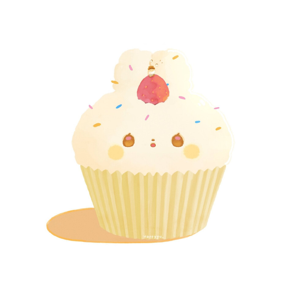 敲可爱的纸杯蛋糕
Twi:happyyu_