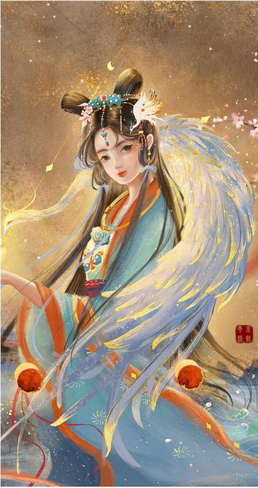 动漫壁纸古风 画师:画画的云淡风轻