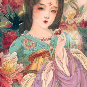 易水寒hy 关注 【古风美人】#四大美人#作者:熙往l