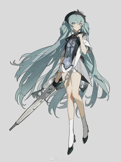 初音淡色稿