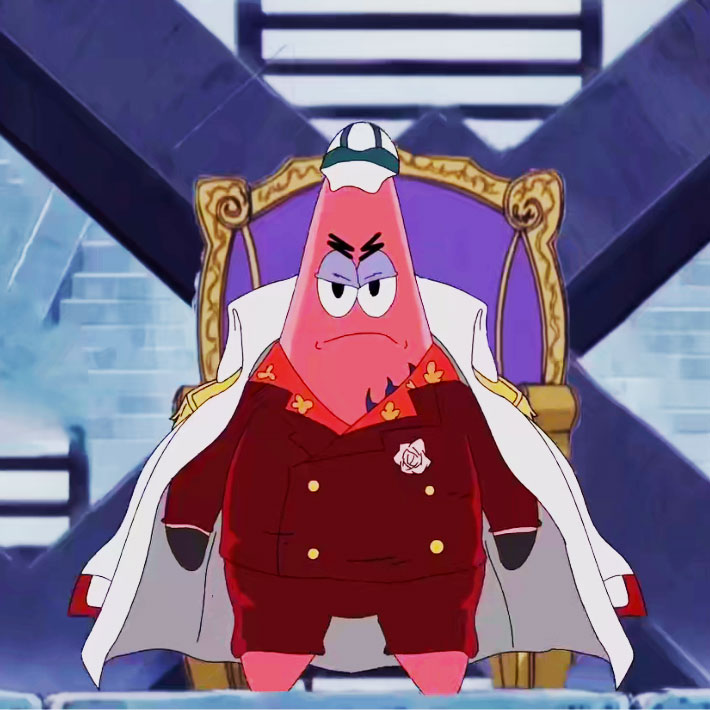 赤犬派大星海贼王动漫头像