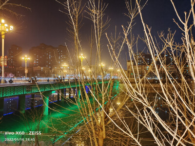 岸边夜景