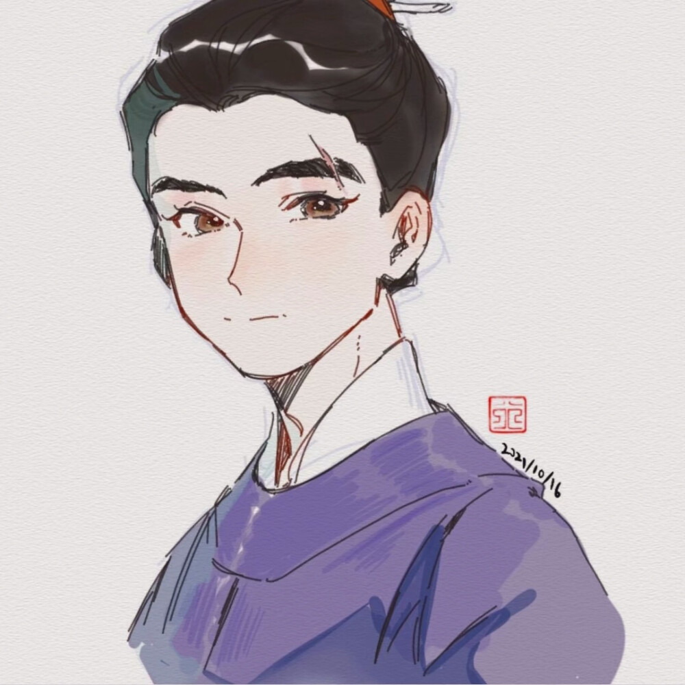 男生头像 古风极简
