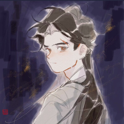 男生头像 古风极简