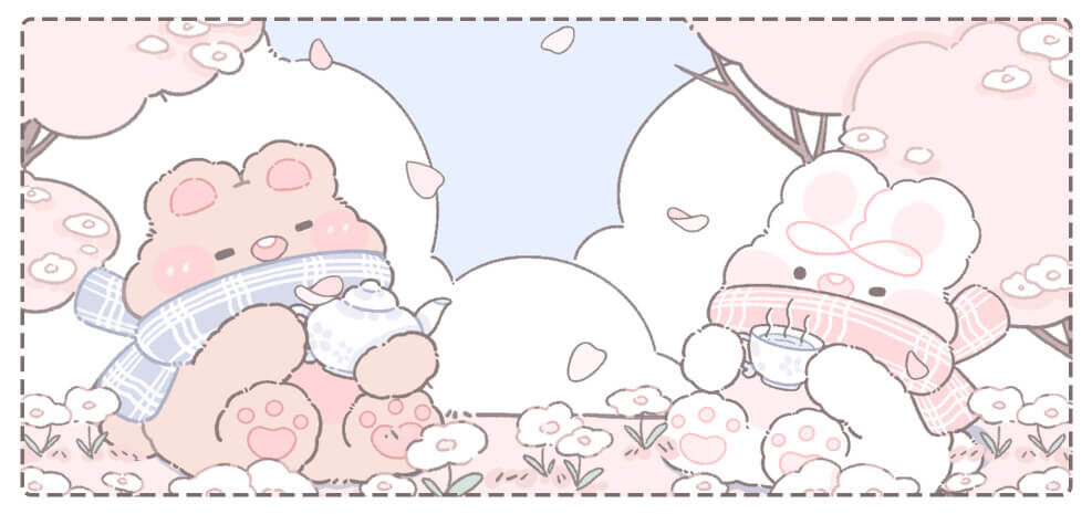 小组件素材-兔熊