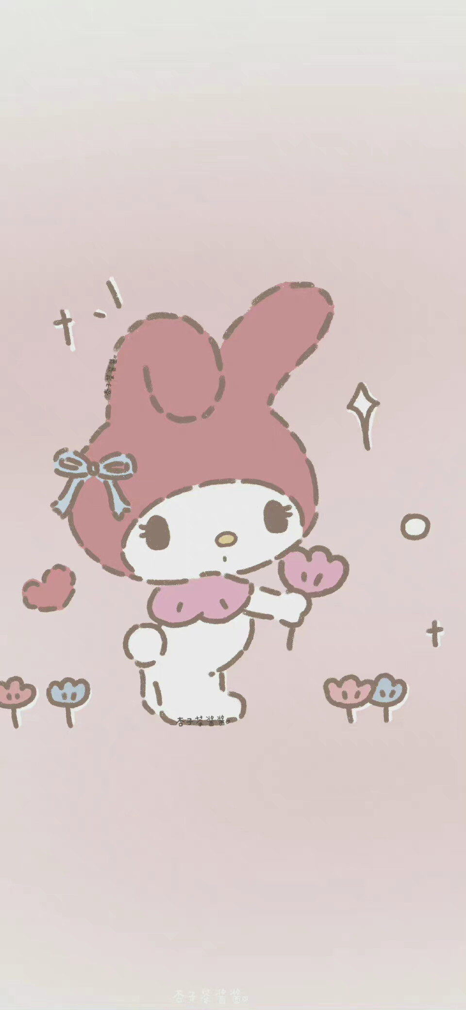 粉色/可爱/涂鸦/立体建模 壁纸
来源见水印