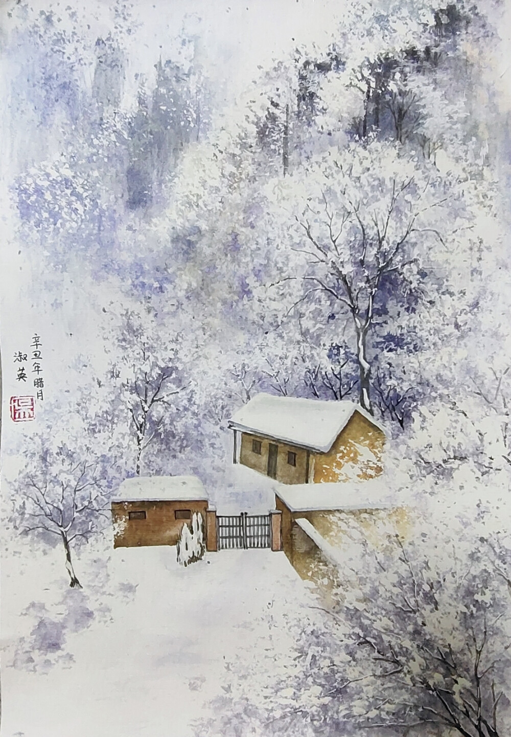 原创水彩画《乡愁记忆》系列