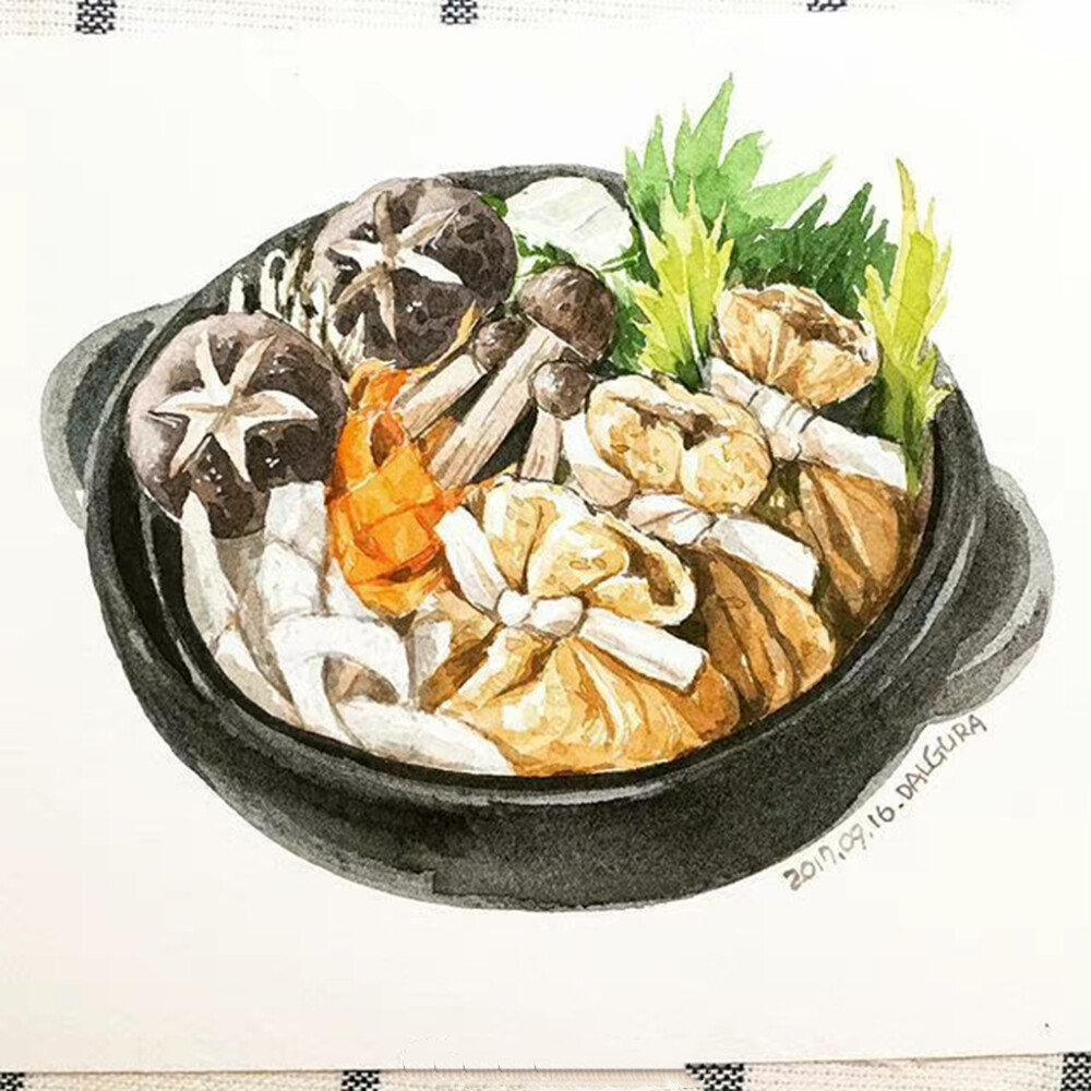 美食绘，ins：dalgura ​​​