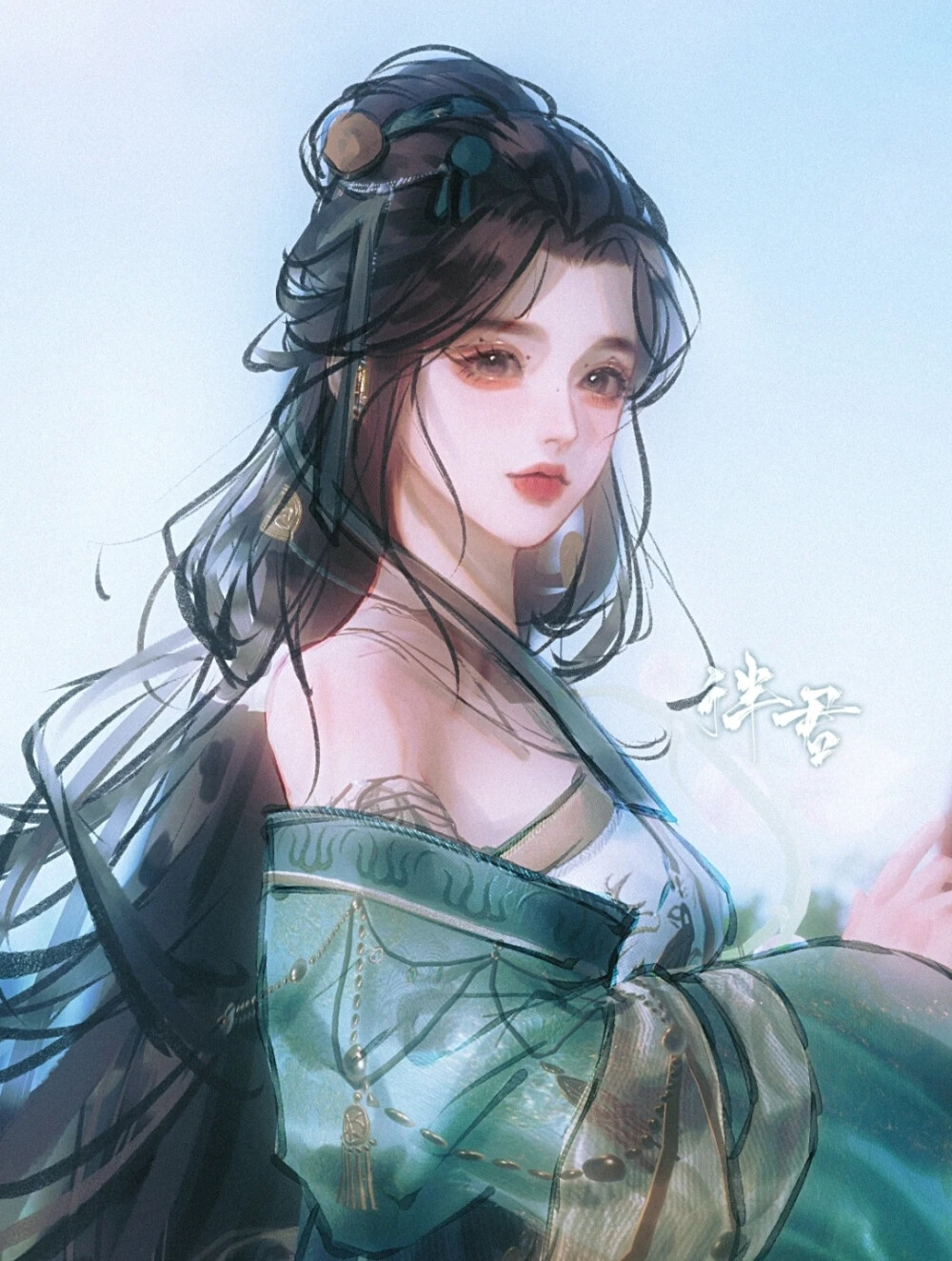 古风美人
画师:风霜（xhs）
