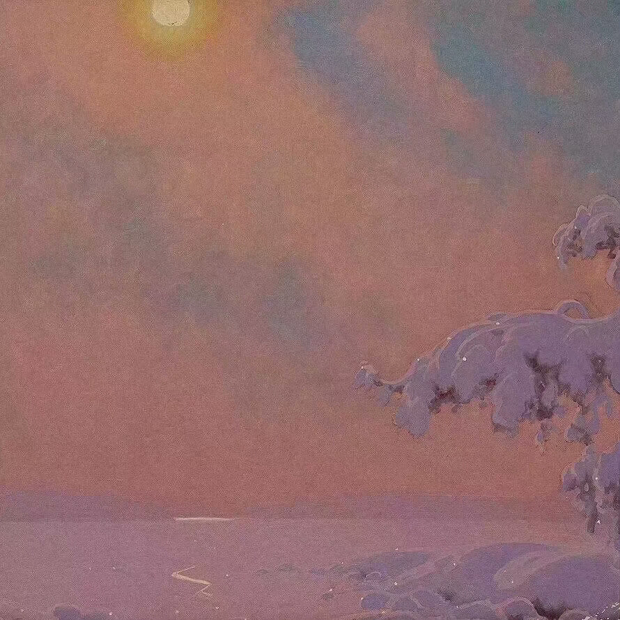 冬天是粉色的//
背景图拿赞