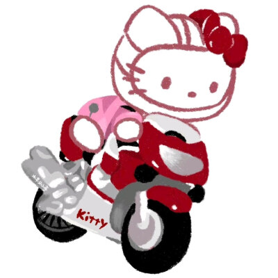 情侣头像｜HelloKitty
の水半又小亭