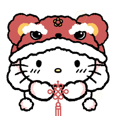  ?三麗鷗虎寶寶頭像
畫師：可愛沖浪家
#hellokitty##布丁狗##虎年頭像##新年頭像#