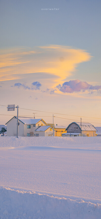 北海道壁紙
微博@overwater