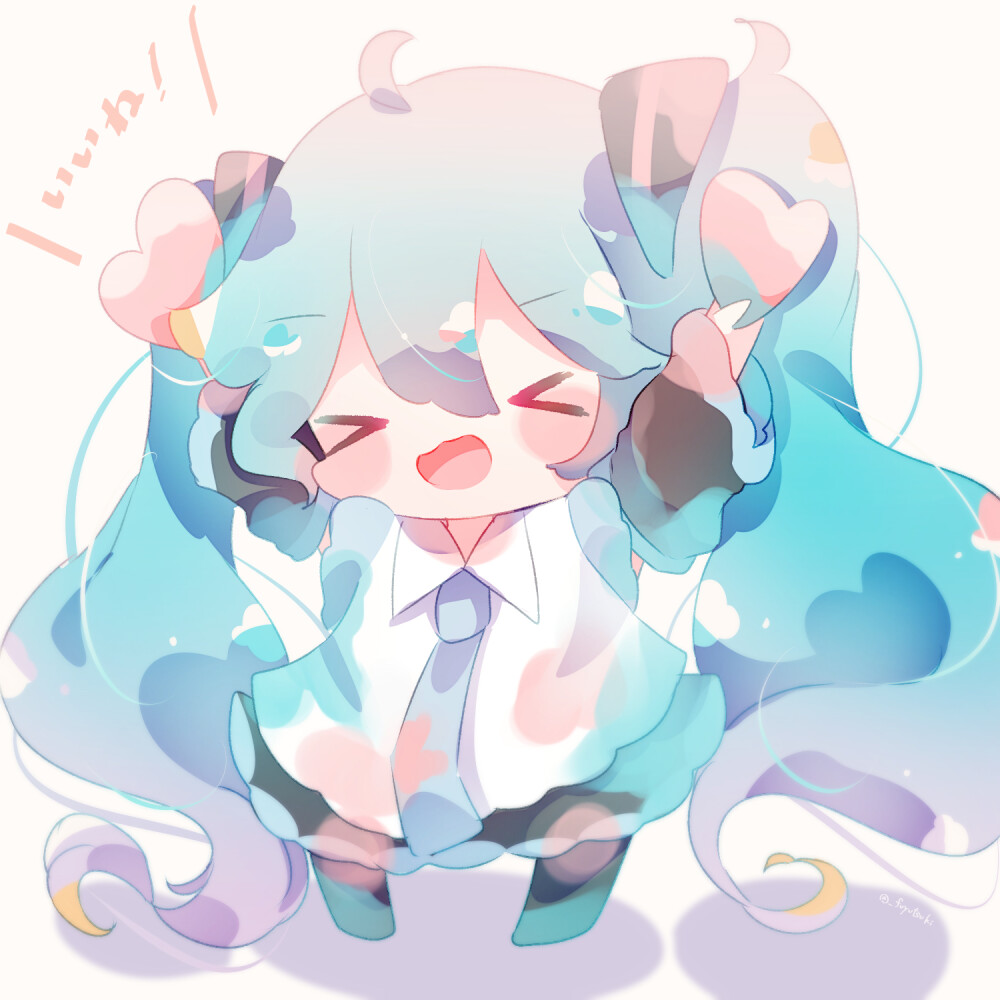  萌萌小初音！！
P站画师： 冬月がと@お仕事募集中
画师ID： 6550407