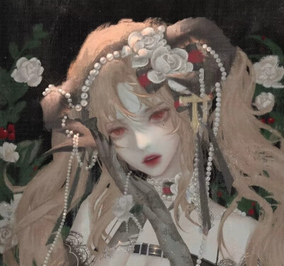 晓妆初过，沈檀轻注些儿个。向人微露丁香颗。
一曲清歌，暂引樱桃破。
罗袖裛残殷色可，杯深旋被香醪涴。
绣床斜凭娇无那。烂嚼红茸，笑向檀郎唾。