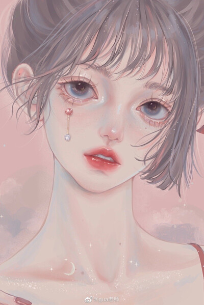 一杯葡萄馨息的黑啤
侍奉你的炭火烧烤
或者含辣的赤褐啤扈拥燉锅
如果外面飞雪，添一杯野樱桃热啤
｜木心 ​​​
晚安.
画师/gua老师