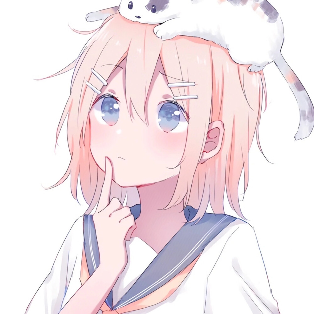 动漫女生头像 粉系