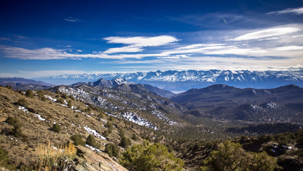 mac内华达山脉风景5k动态壁纸