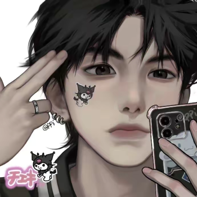 三丽鸥情侣头像，作者是抖音搜索@ppi