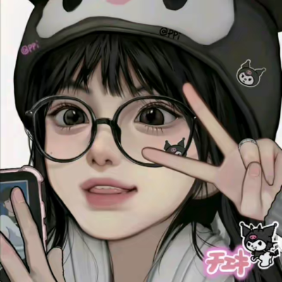 三丽鸥情侣头像，作者是抖音搜索@ppi