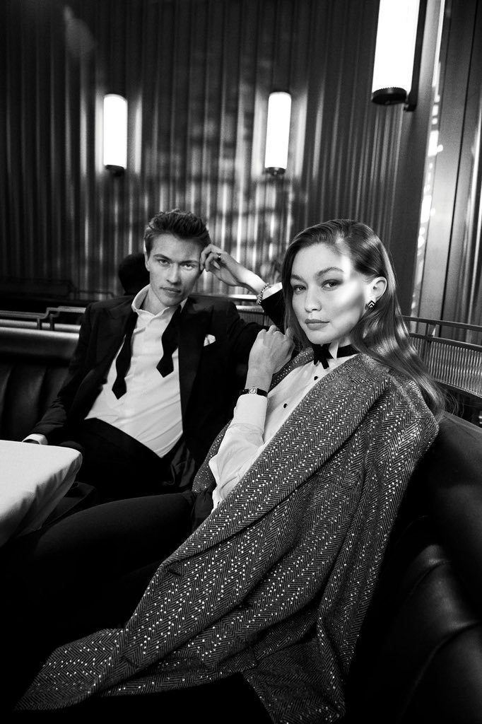 Ralph Lauren ‘Ralph’s Club’ Fragrance 2021
Photograph: Glen Luchford
Model: Gigi Hadid, Lucky Blue Smith, Luka Sabbat, Fai Khadra