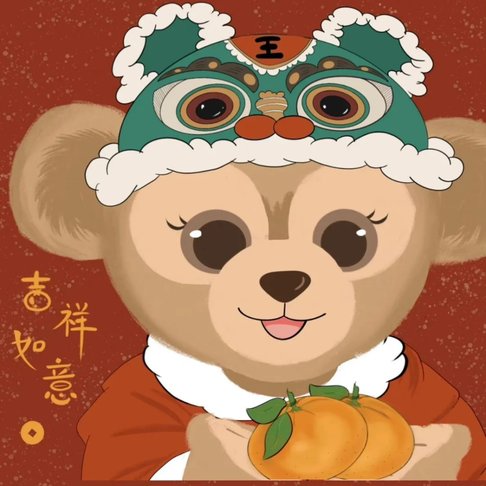 迪士尼虎年头像来啦！
2022新年快乐~
by 奇亚籽