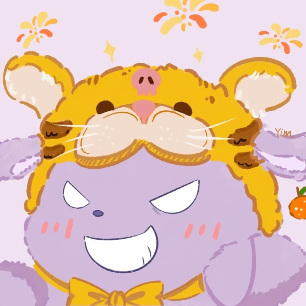 CP情头，库洛米和巴库，可爱动漫头像