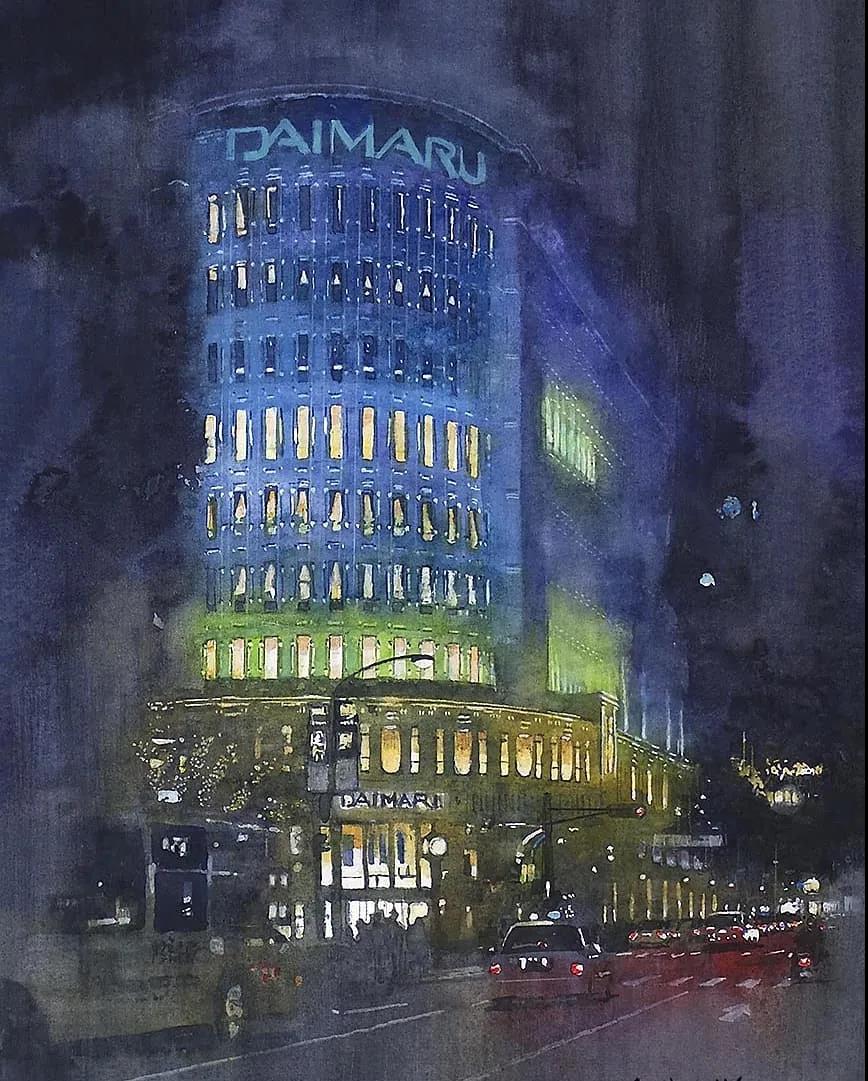 水彩画家：Masato Watanabe