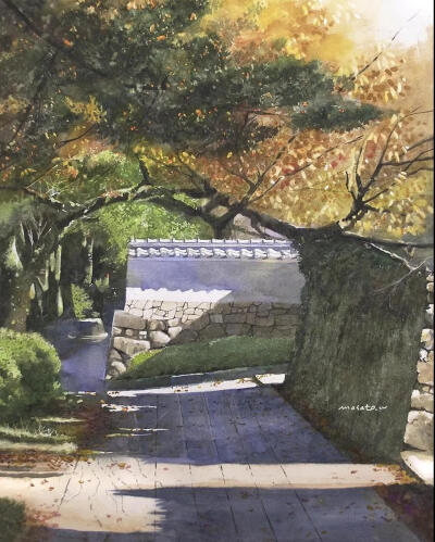 水彩画家：Masato Watanabe
