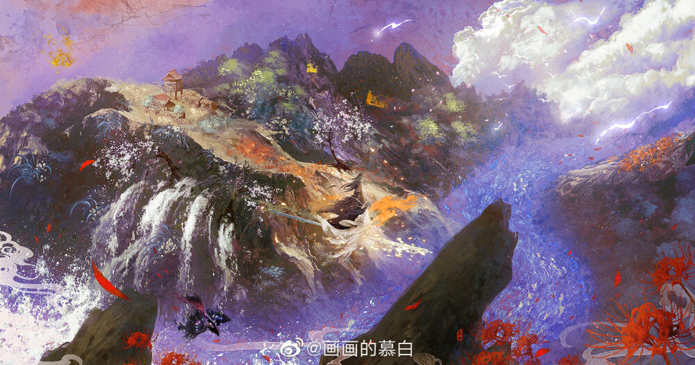 嫁魔 （古风场景）
画画的慕白 绘