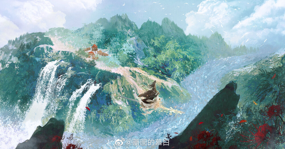 嫁魔 （古风场景）
画画的慕白 绘