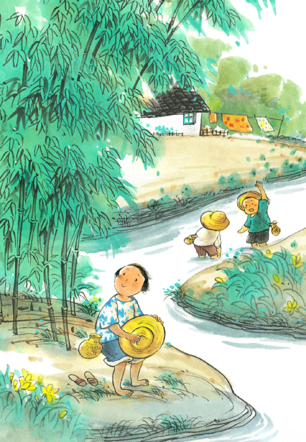 青葱岁月，美好时光 ～插画 水彩 By_肚子
