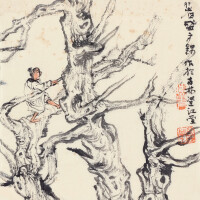 国画艺术，盛文锦，山水画，水墨画，青绿山水画，中国美术家协会会员，