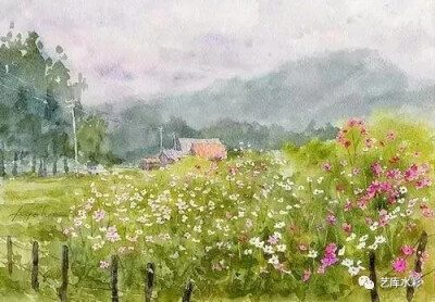 水彩风景
