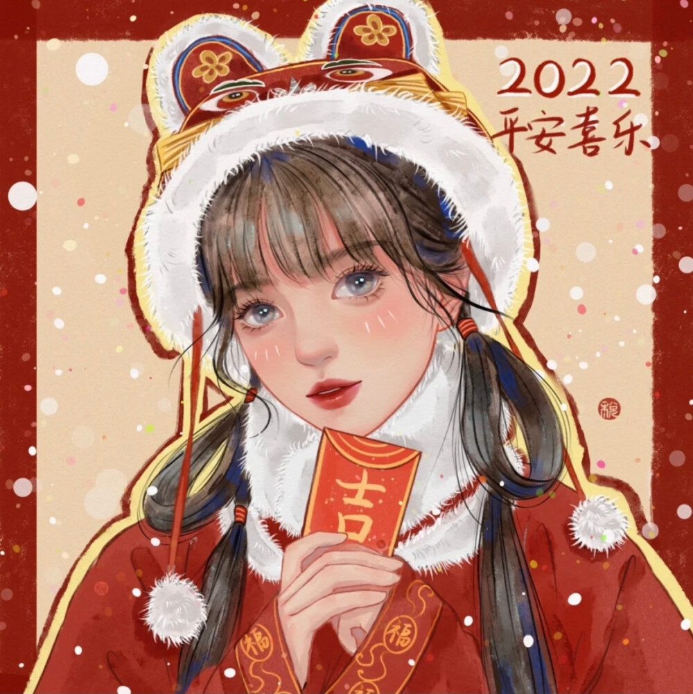 新年四人闺蜜头像
