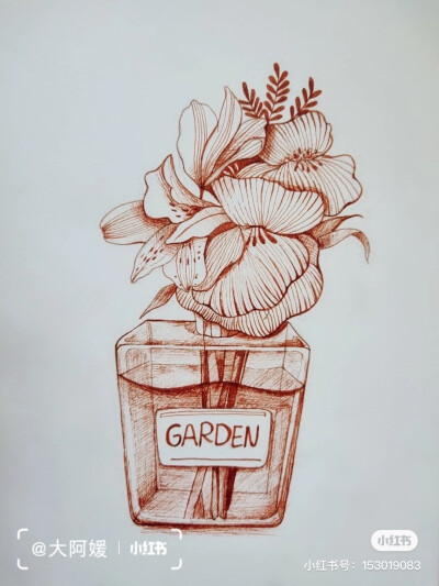 钢笔画
