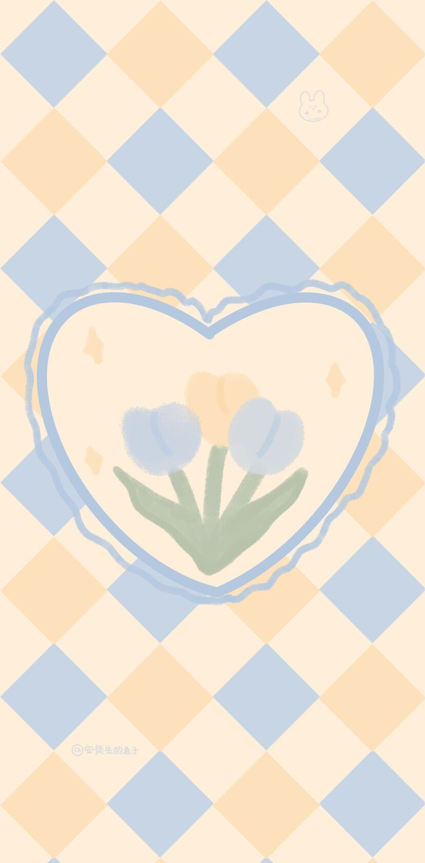 暖调蓝色系壁纸