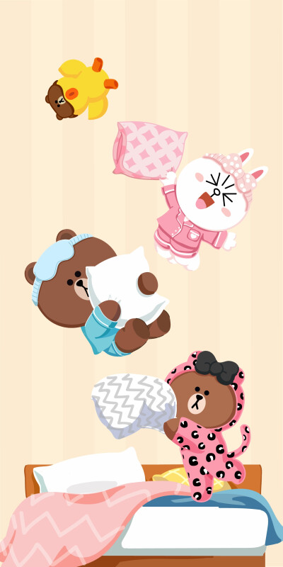 ✐.line friends-睡衣趴